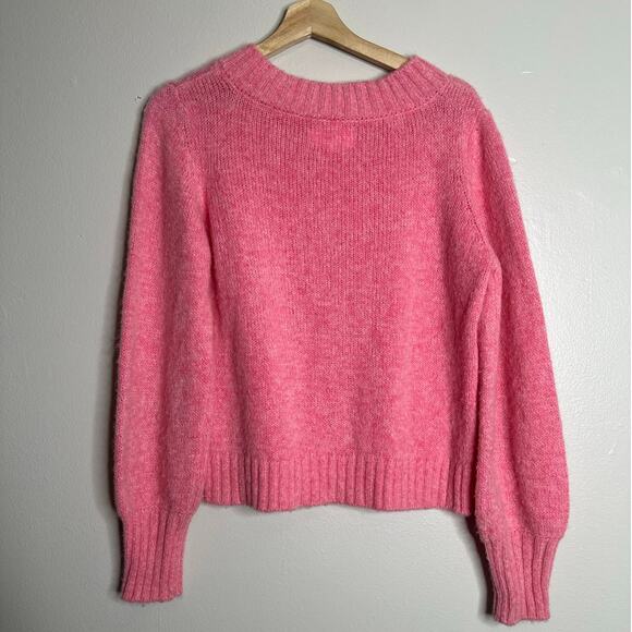 Xirena Dillan Sweater Light Pink Soft Knit Pullover Crewneck Luxe Wool Blend S - Picture 7 of 7